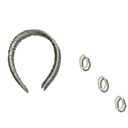 image-YOSMO BEAUTYFY ME 100% SILK DIADEM AND SILK HAIRTIE COMBO