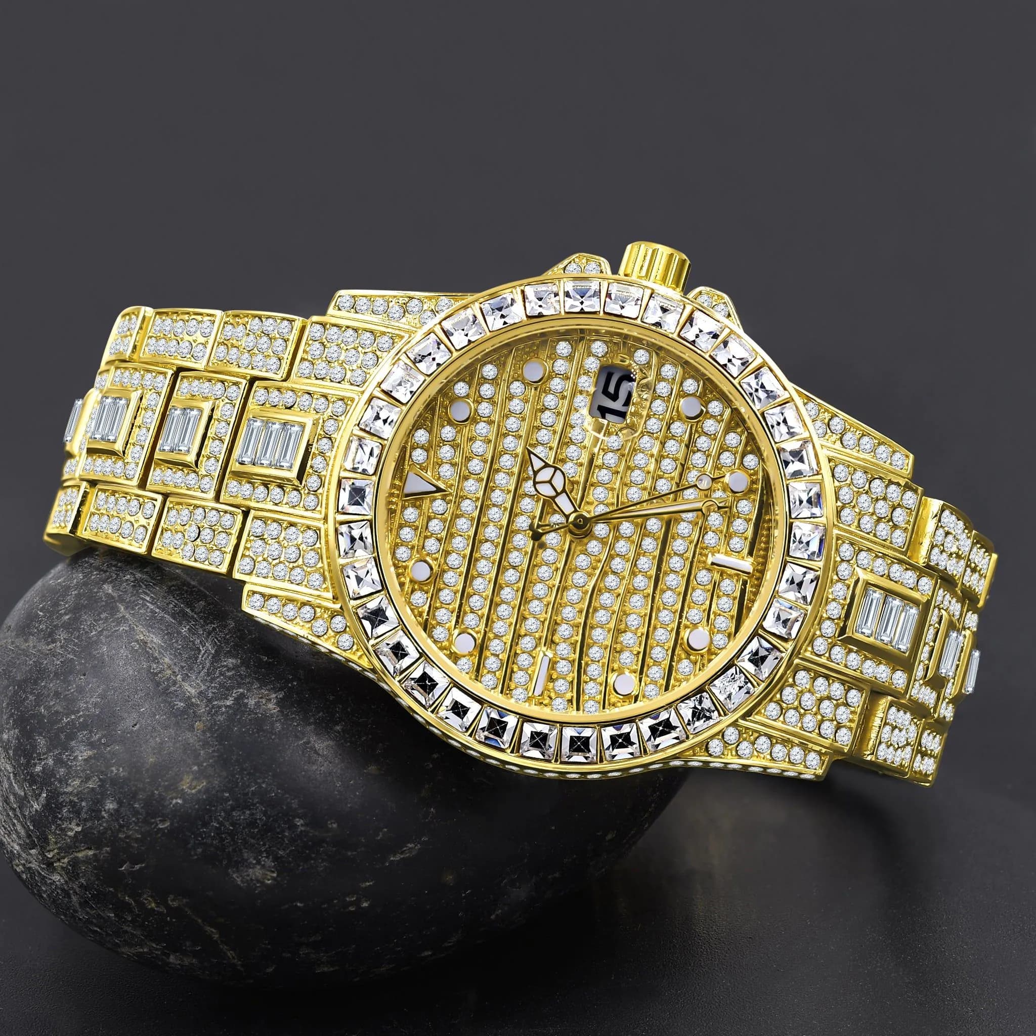 image-Copy of EXQUISITO HIP HOP METAL WATCH | 563151
