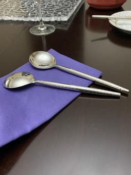 image-Vibhsa Silverware Flatware Table Spoons Set of 6
