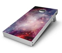 image-Vibrant Space CornHole Board Skin Decal Kit