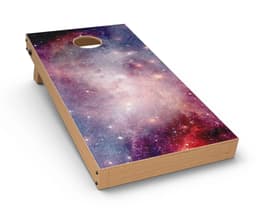 image-Vibrant Space CornHole Board Skin Decal Kit