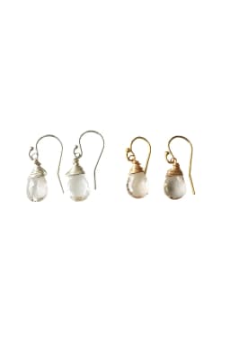 image-Jill Short Drop Earrings in Imperial Topaz