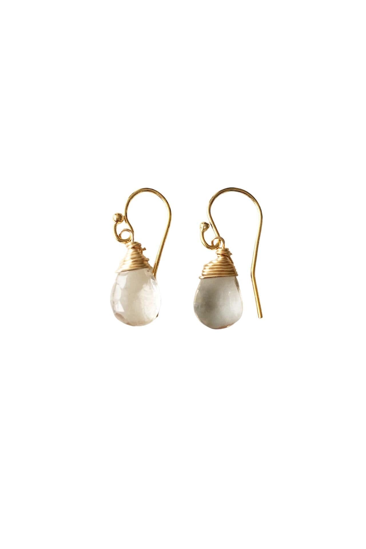 image-Jill Short Drop Earrings in Imperial Topaz