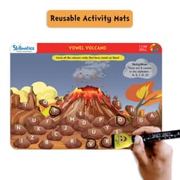 image-Skillmatics Educational Game : I Can Spell | Gifts & Preschool Learning for Kids Ages 3 to 6 | Reusable Activity Mats with 2 Dry Erase Markers