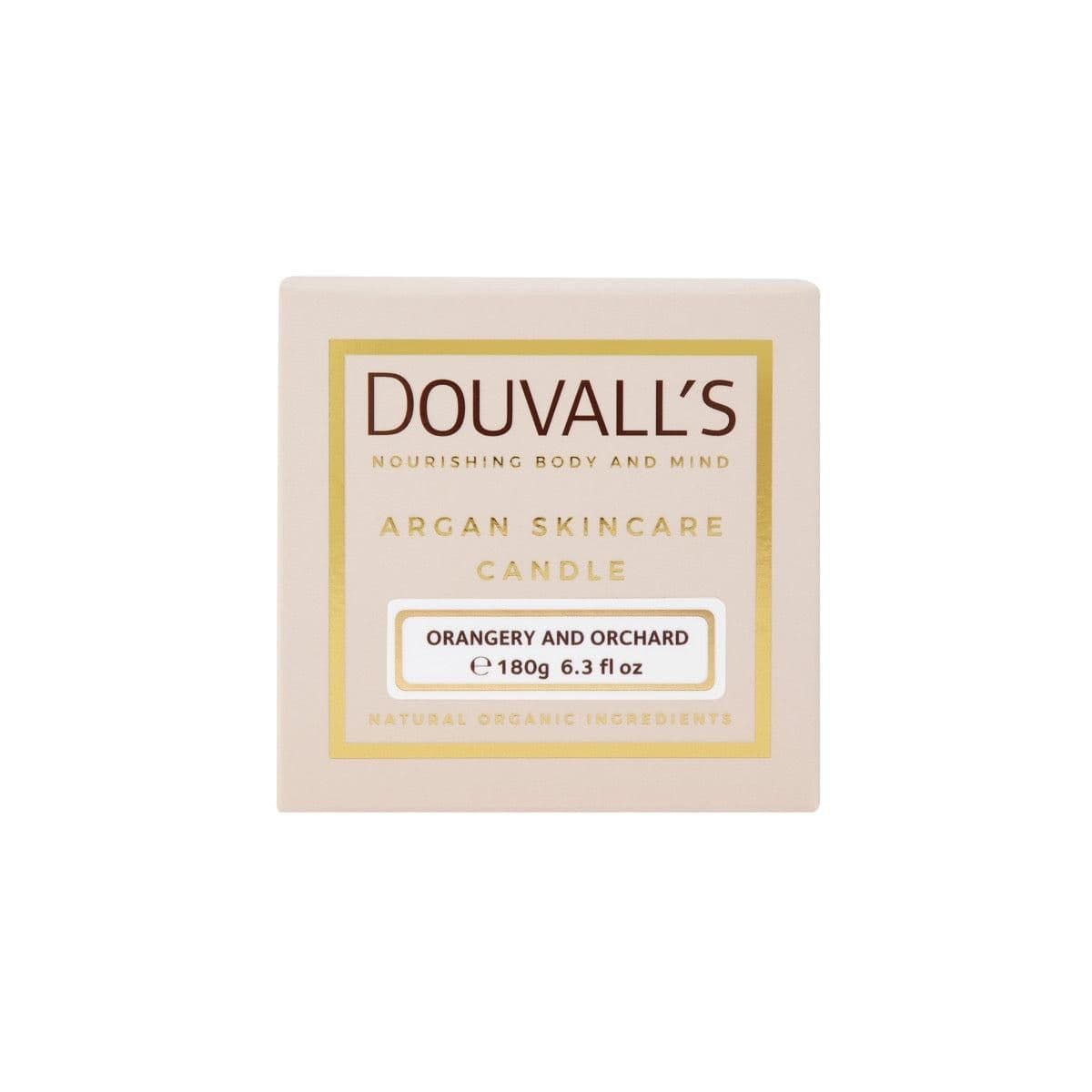 image-Argan Massage Candle - Orangery Orchard 180g | Intensely Nourishing and Hydrating Body Treatment