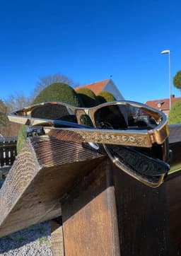 image-Titanium Wayfarer Sunglasses - V2 - 24K GOLD Plated