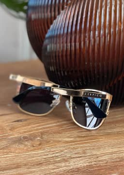 image-Titanium Wayfarer Sunglasses - V2 - 24K GOLD Plated