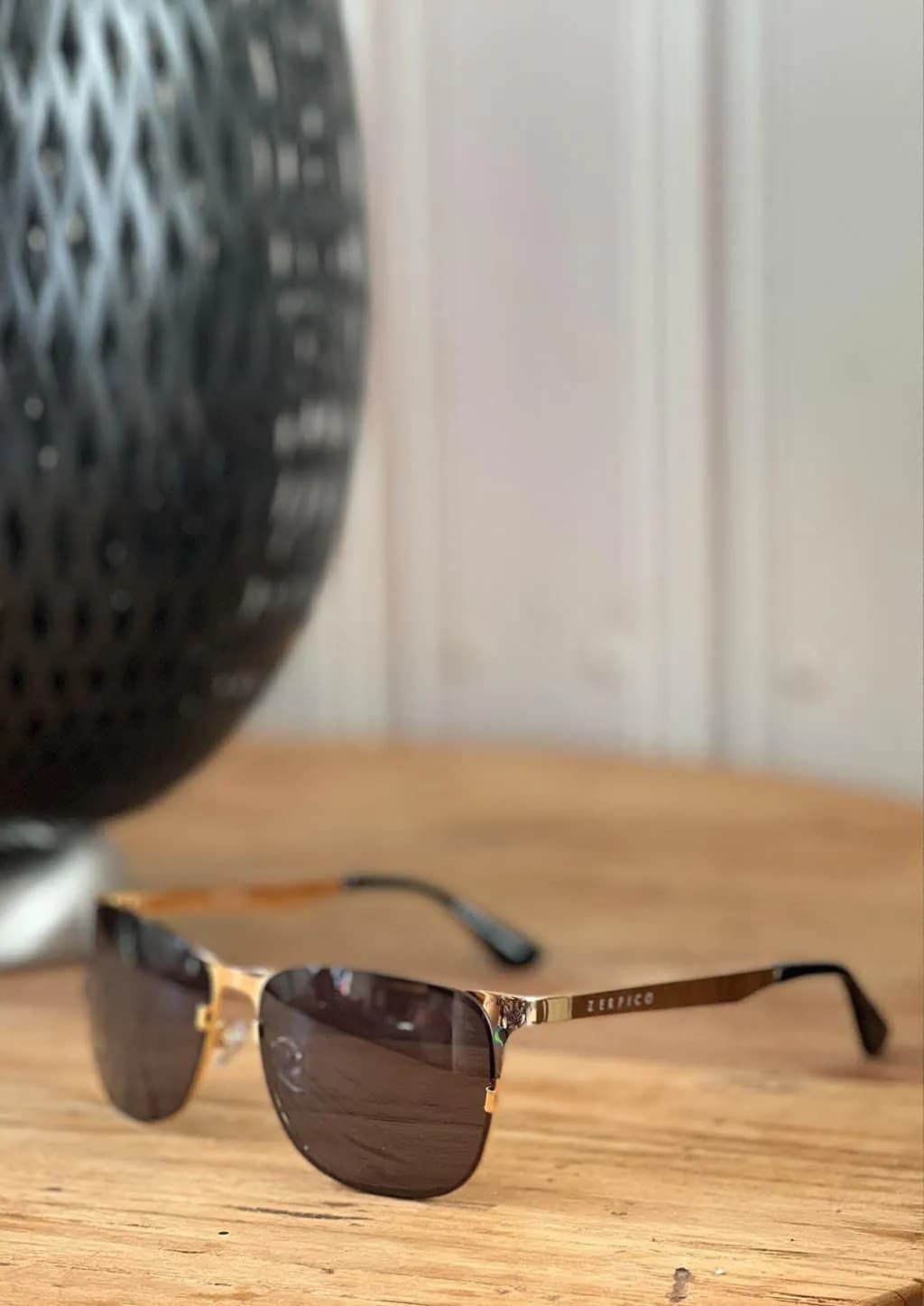 image-Titanium Wayfarer Sunglasses - V2 - 24K GOLD Plated