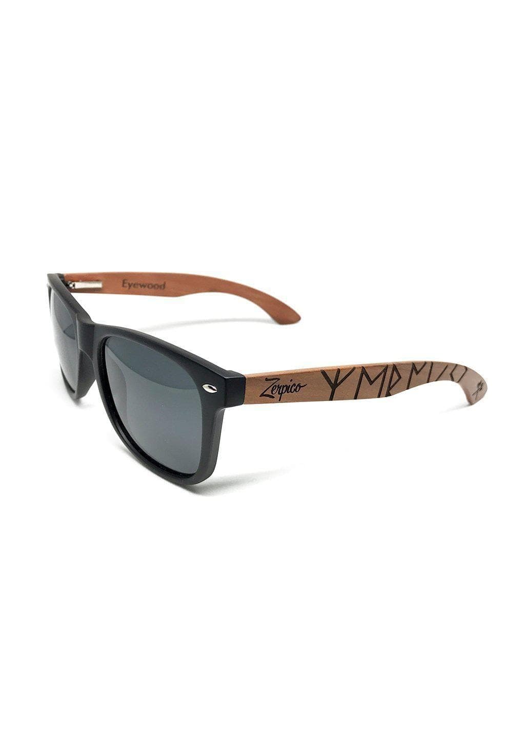 image-Eyewood | Engraved wooden sunglasses - Viking Runes - Sweden