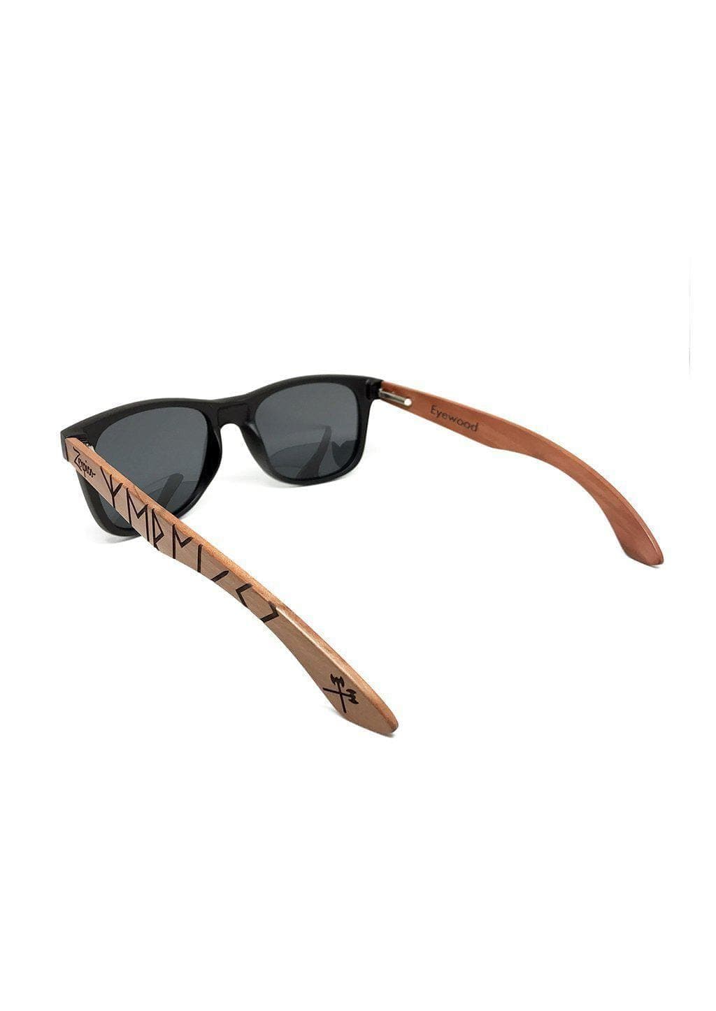 image-Eyewood | Engraved wooden sunglasses - Viking Runes - Sweden