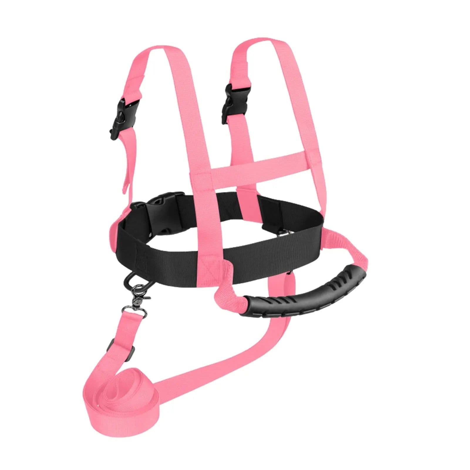 image-Nylon Kids Ski Harness Snowboard Trainer Speed Control With Shoulder Strap Children Ski Harness orange