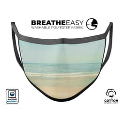 image-Relaxed Beach - Made in USA Mouth Cover Unisex Anti-Dust Cotton Blend