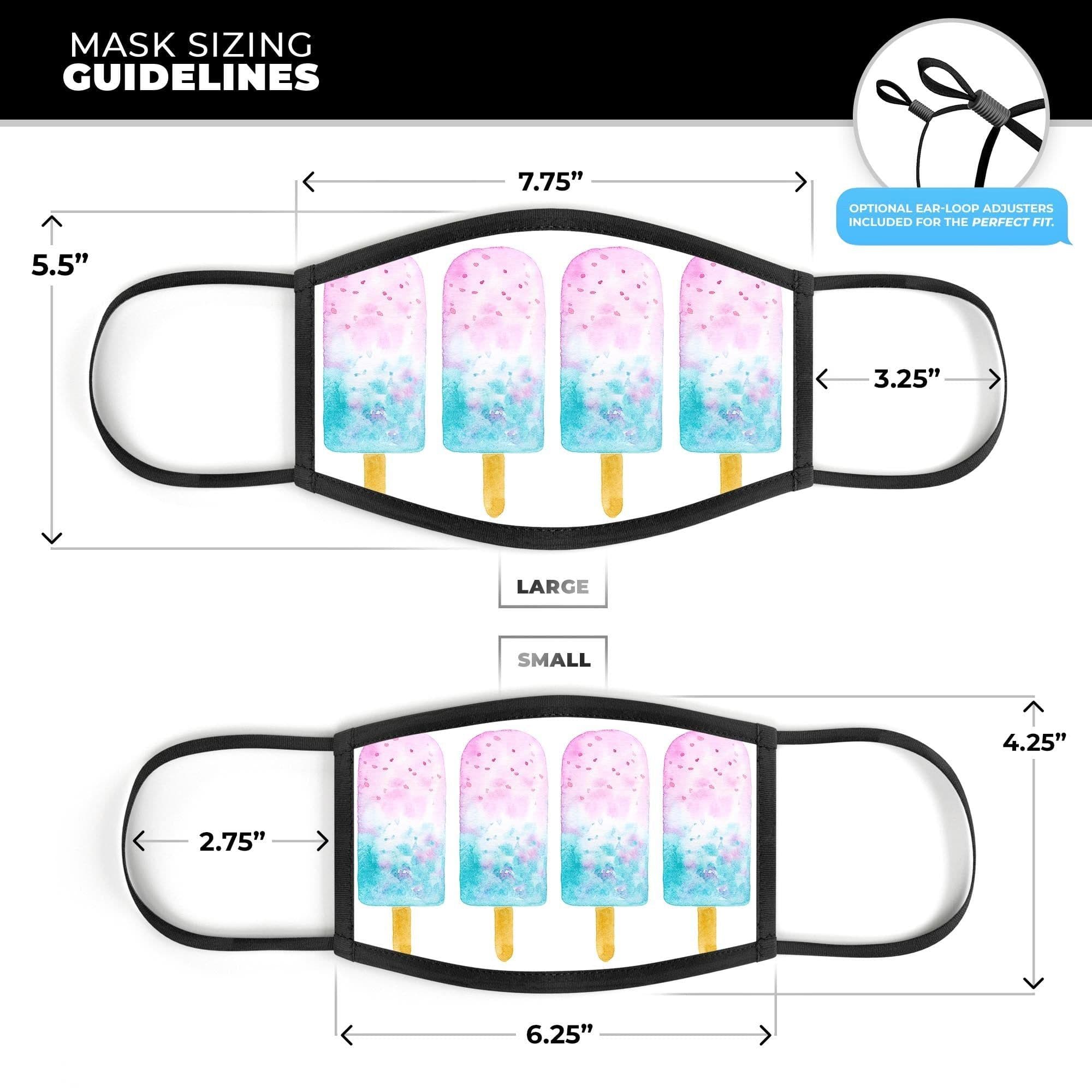 image-Summer Mode Ice Cream v7 - Made in USA Mouth Cover Unisex Anti-Dust