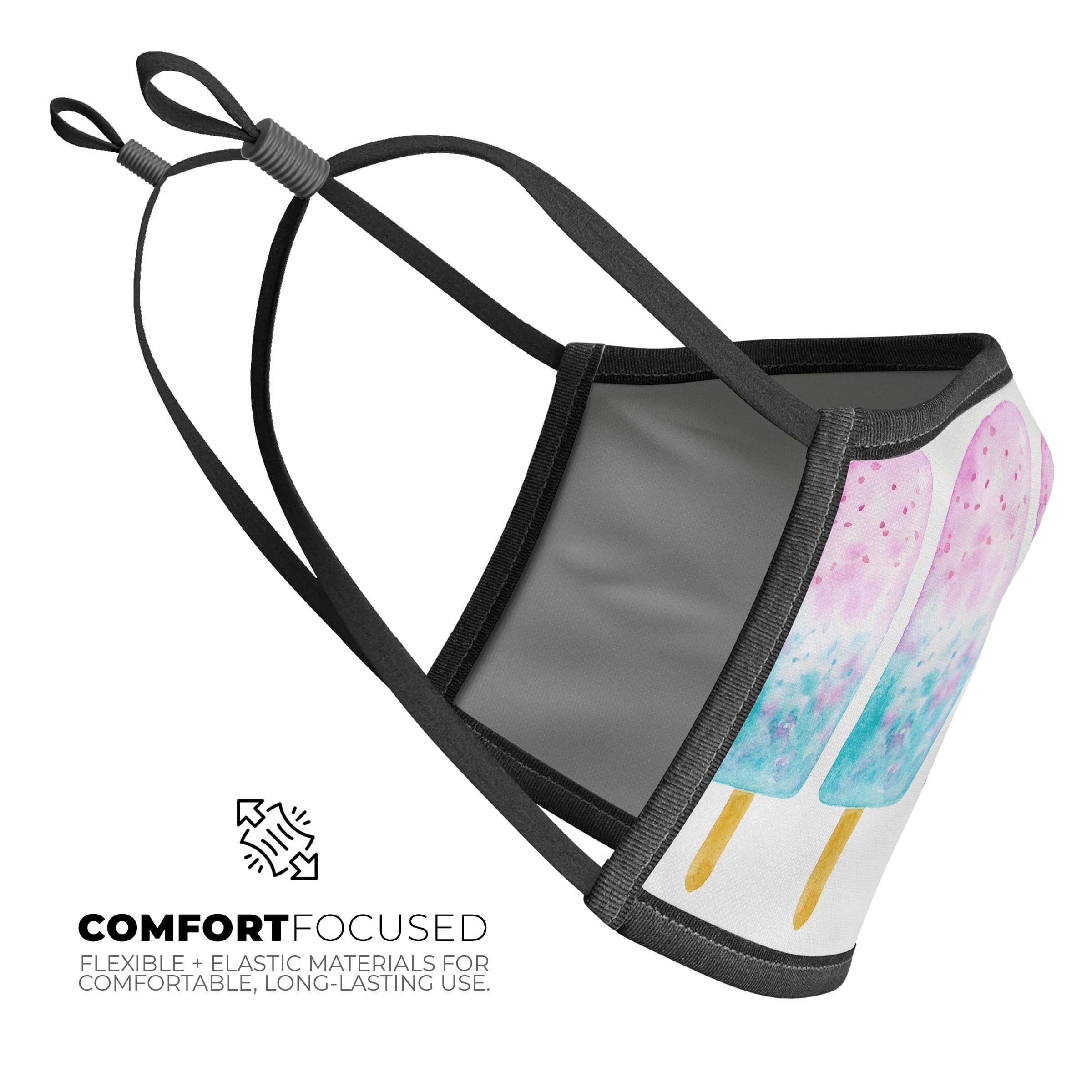 image-Summer Mode Ice Cream v7 - Made in USA Mouth Cover Unisex Anti-Dust
