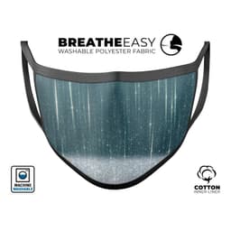 image-Scratched Teal and White Surface with Silver Sparkle - Made in USA