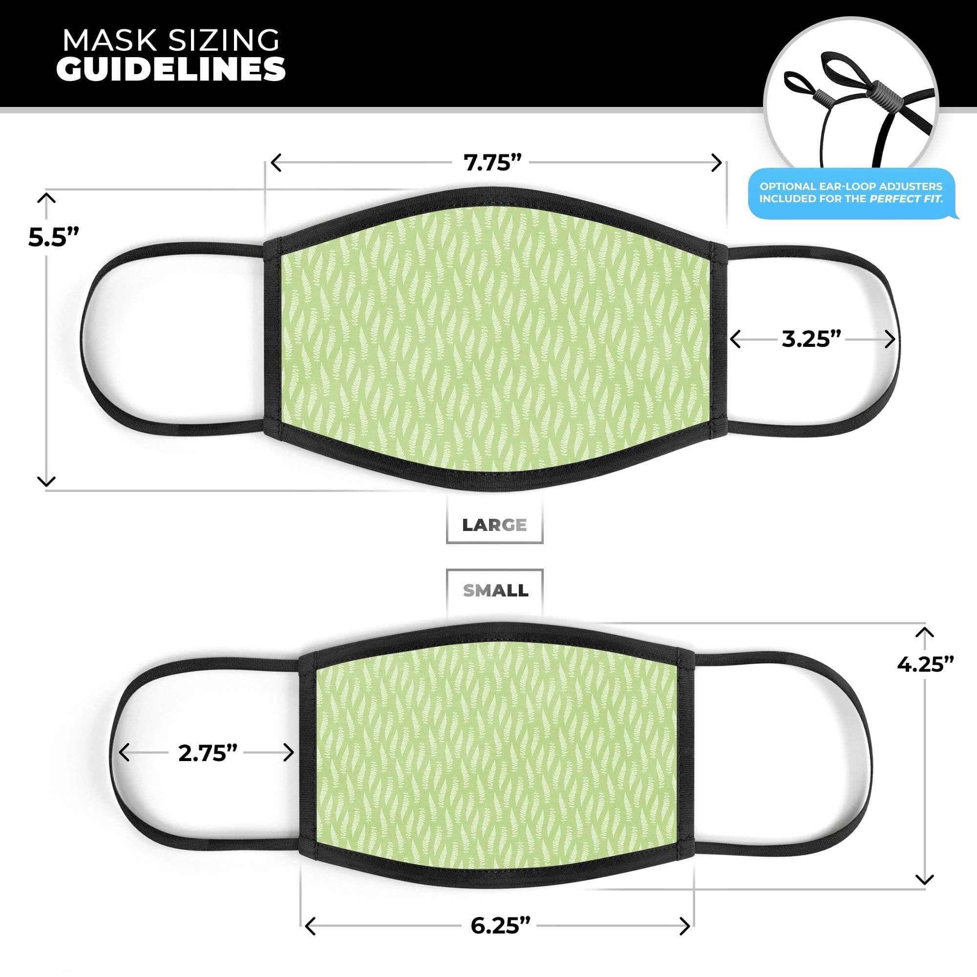 image-The Sage Strands of Grass - Made in USA Mouth Cover Unisex Anti-Dust