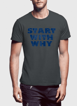 image-Start With Why Half Sleeves T-shirt