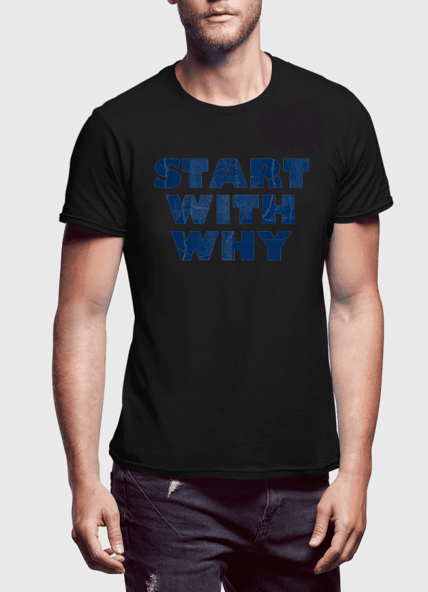image-Start With Why Half Sleeves T-shirt
