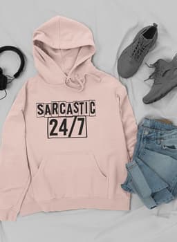 image-Sarcastic 24/7 Hoodie