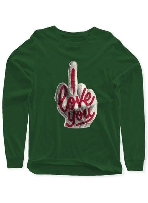 image-I Love You Full Sleeves T-shirt