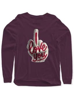 image-I Love You Full Sleeves T-shirt