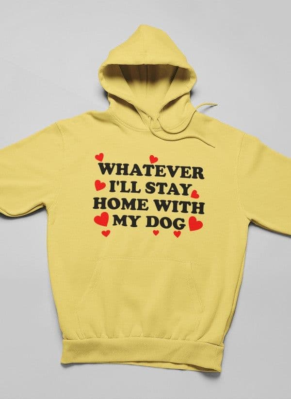 image-Whatever I'll Stay Home With My Dog Hoodie