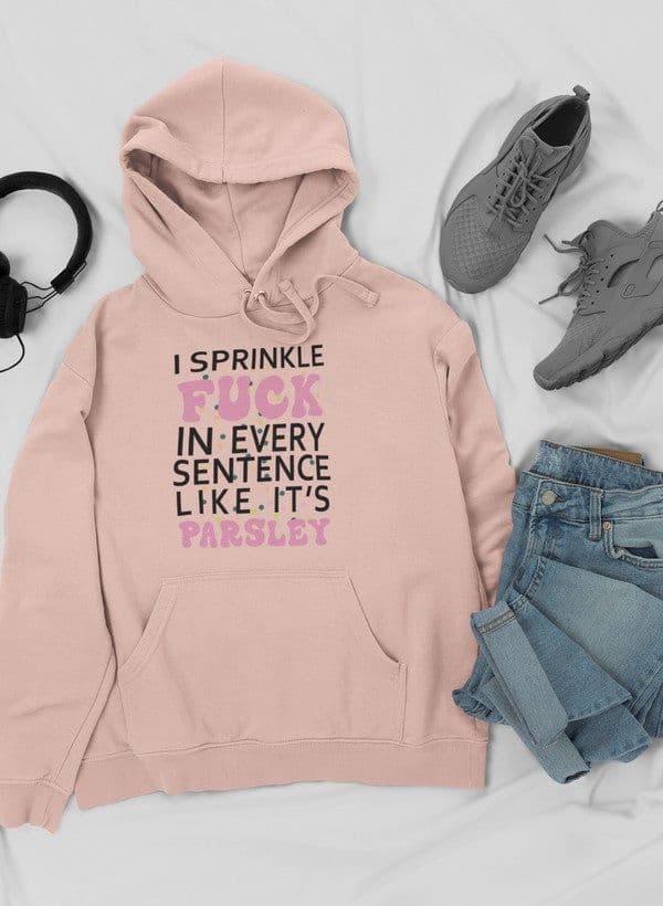 image-I Sprinkle The F-Bomb In Hoodie