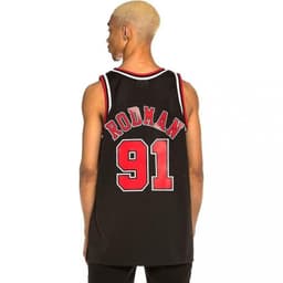 image-Mitchell & Ness Chicago Bulls NBA Swingman Alternate Jersey Bulls 97 Dennis Rodman SMJYGS18152-CBUBLCK97DRD