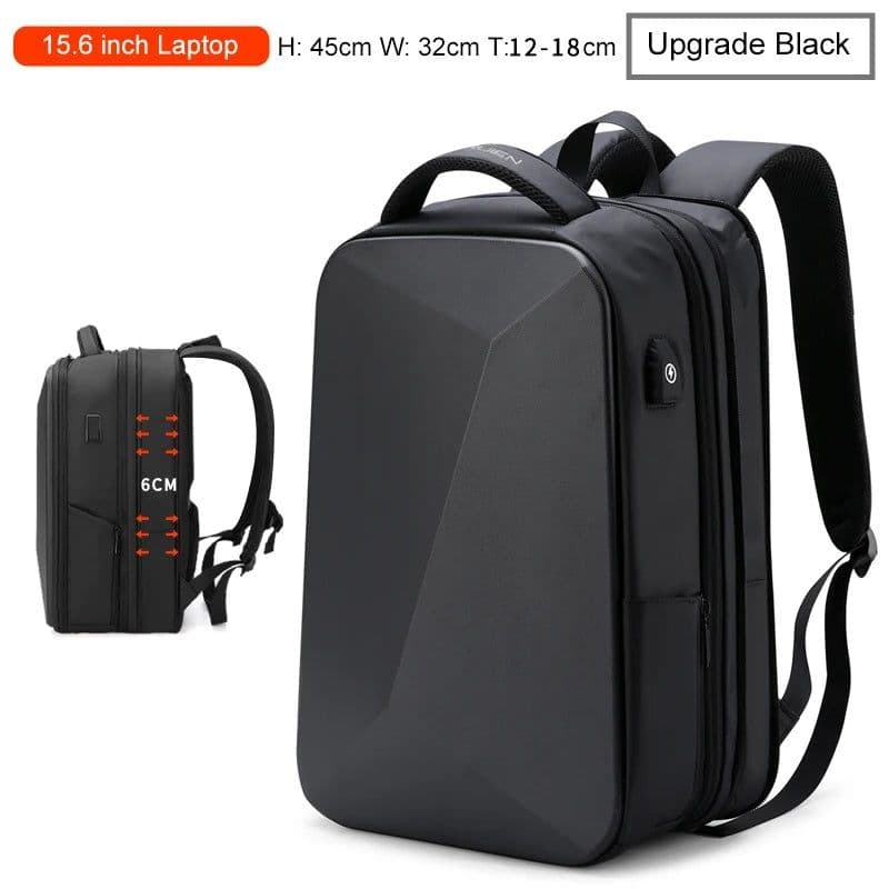 image-Fenruien Brand Laptop Backpack Anti-theft Waterproof School Backpacks USB Charging Men Business Travel Bag Backpack New Design