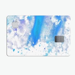image-Blue Watercolor on White - Premium Protective Decal Skin-Kit for the
