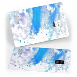 image-Blue Watercolor on White - Premium Protective Decal Skin-Kit for the