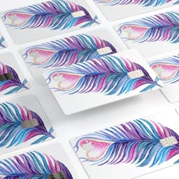 image-Watercolor Heart Feather - Premium Protective Decal Skin-Kit for the