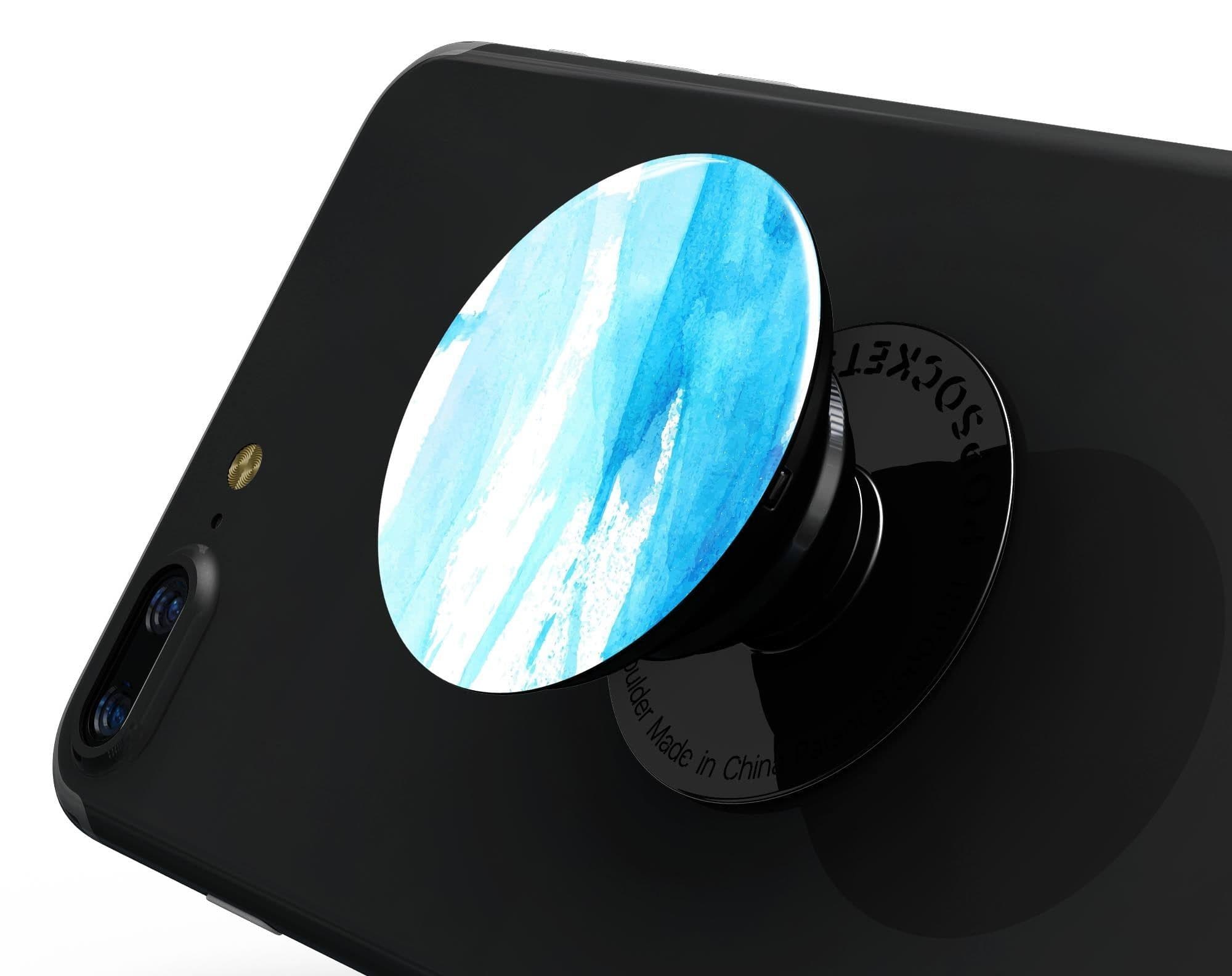 image-Abstract Blue Strokes - Skin Kit for PopSockets and other Smartphone