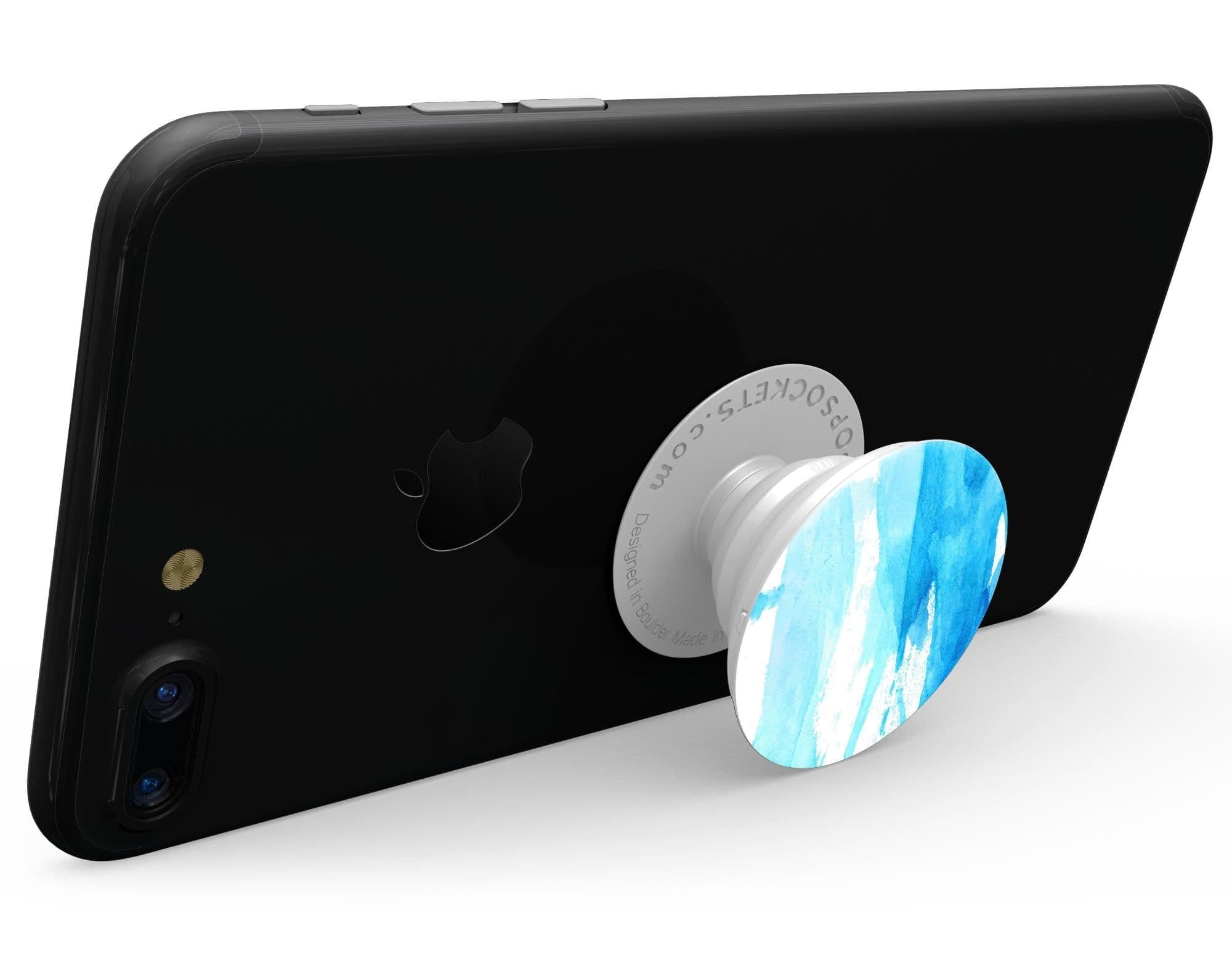 image-Abstract Blue Strokes - Skin Kit for PopSockets and other Smartphone