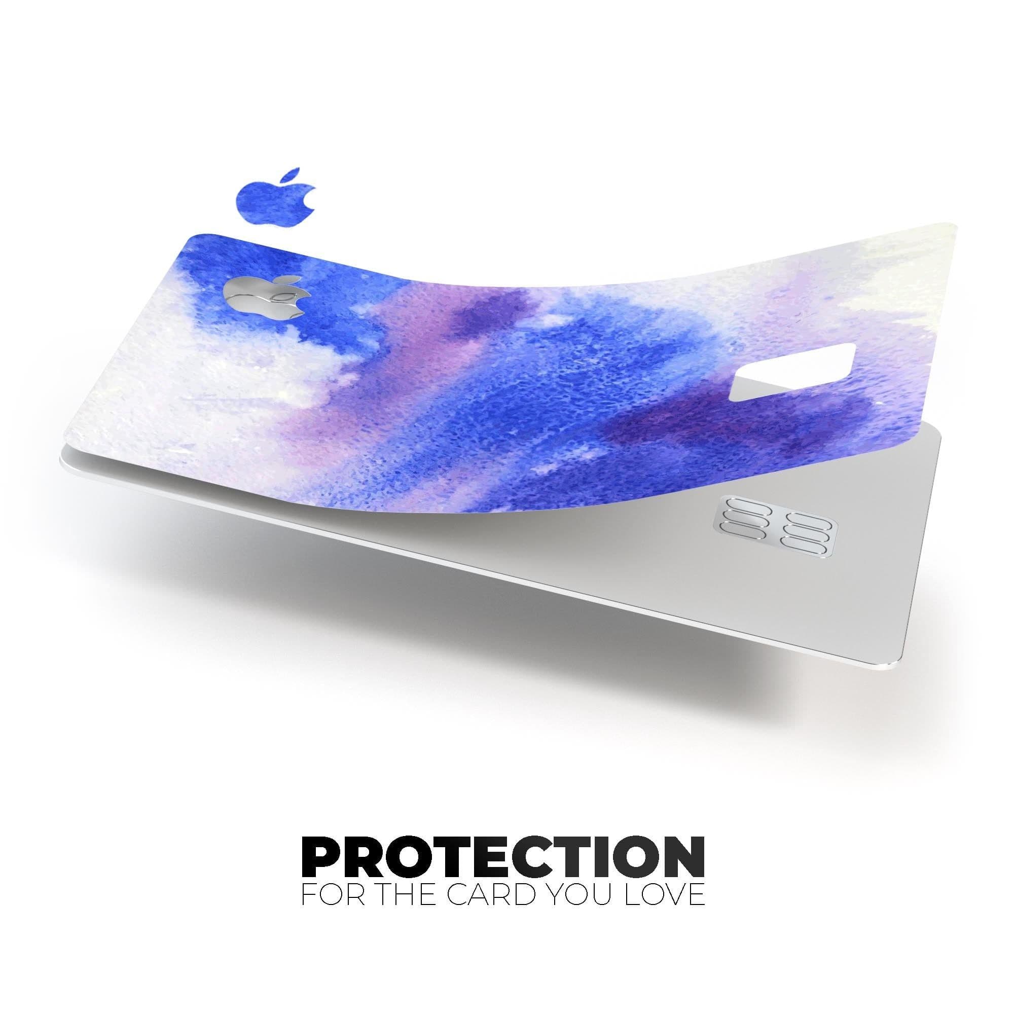 image-Blue and Pink Watercolor Spill - Premium Protective Decal Skin-Kit for