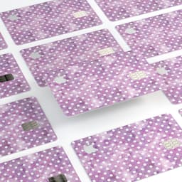 image-White Polka Dots over Purple Watercolor - Premium Protective Decal