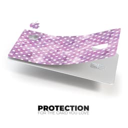 image-White Polka Dots over Purple Watercolor - Premium Protective Decal