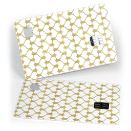 image-White and Gold Foil Hearts v13 - Premium Protective Decal Skin-Kit for