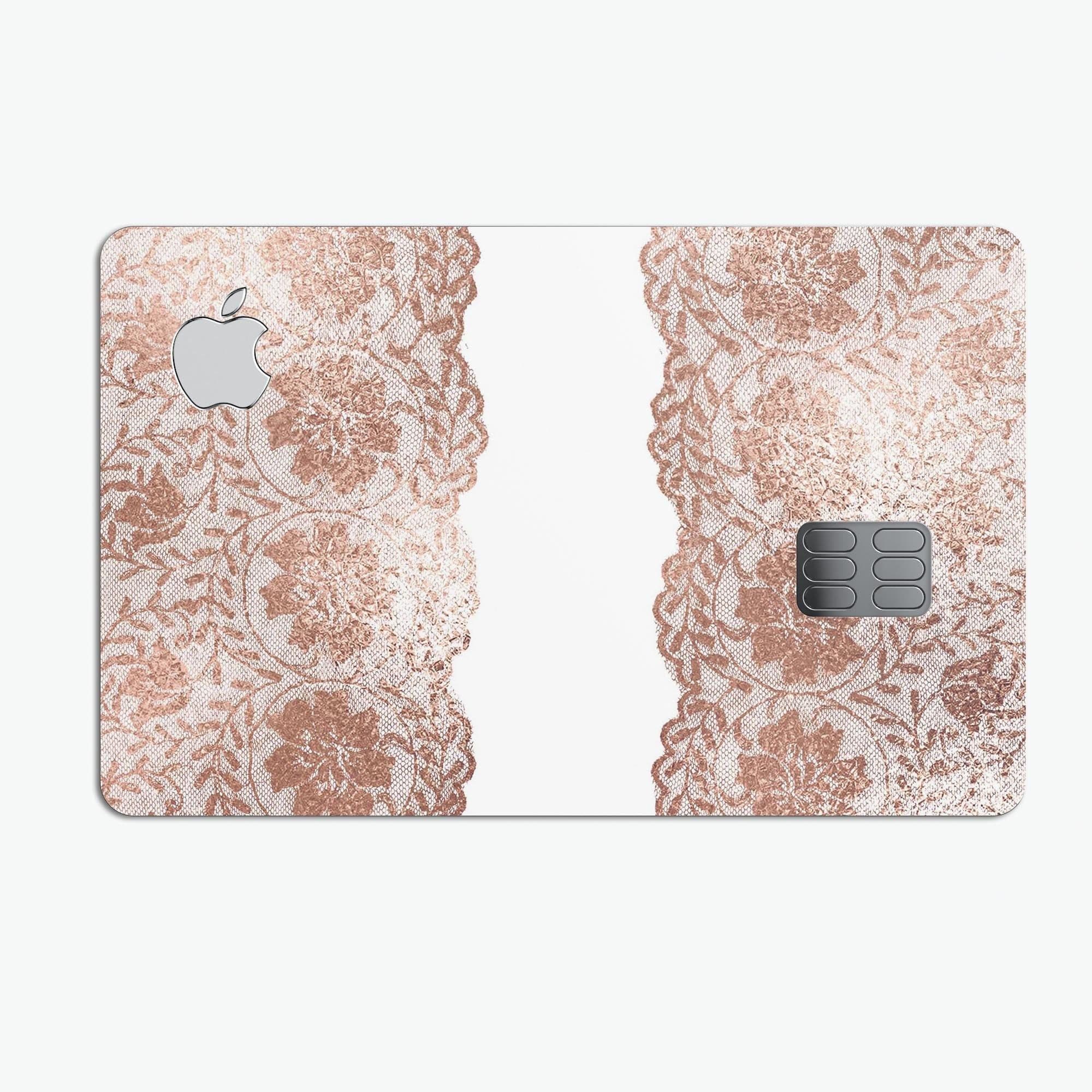 image-Rose Gold Lace Pattern 11 - Premium Protective Decal Skin-Kit for the