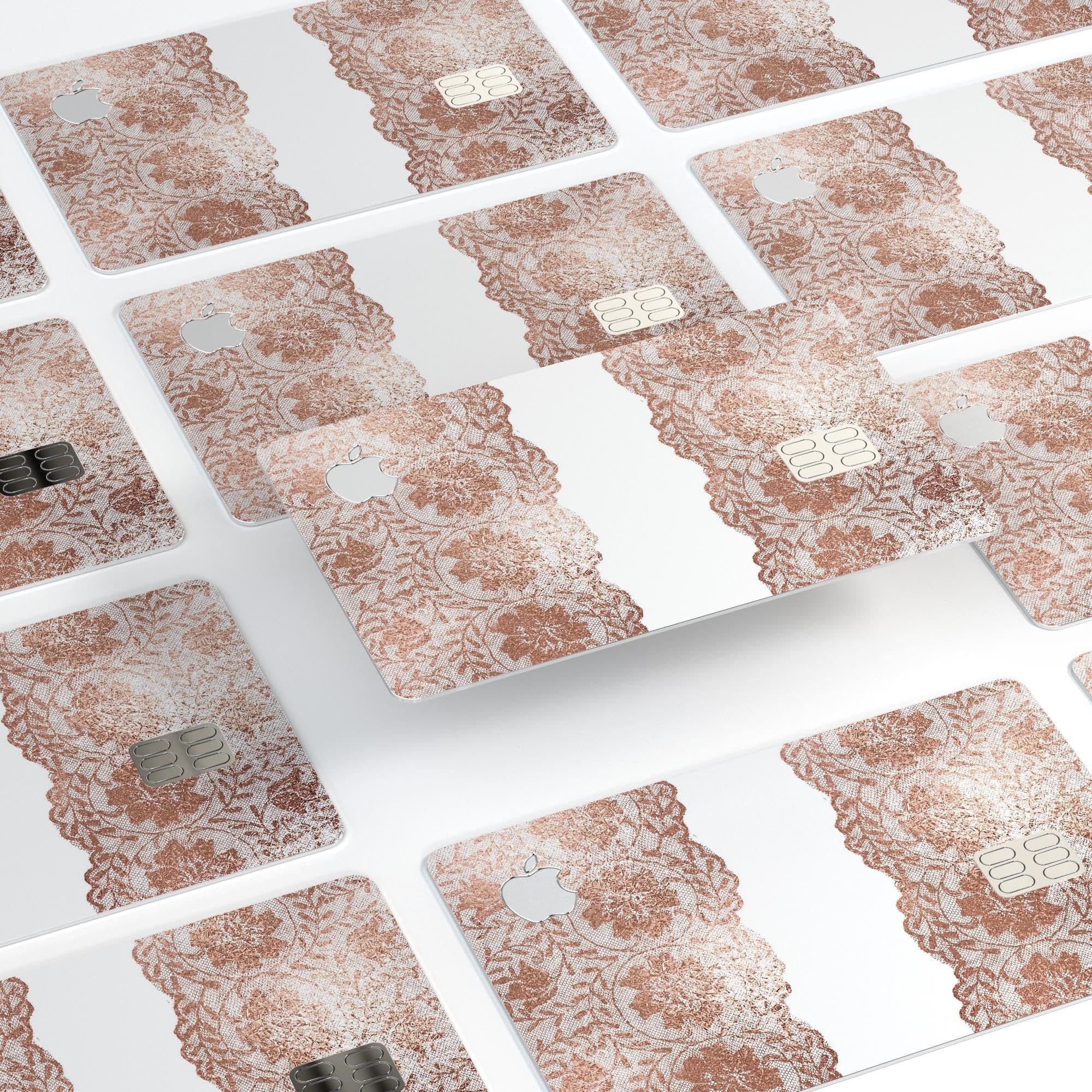 image-Rose Gold Lace Pattern 11 - Premium Protective Decal Skin-Kit for the