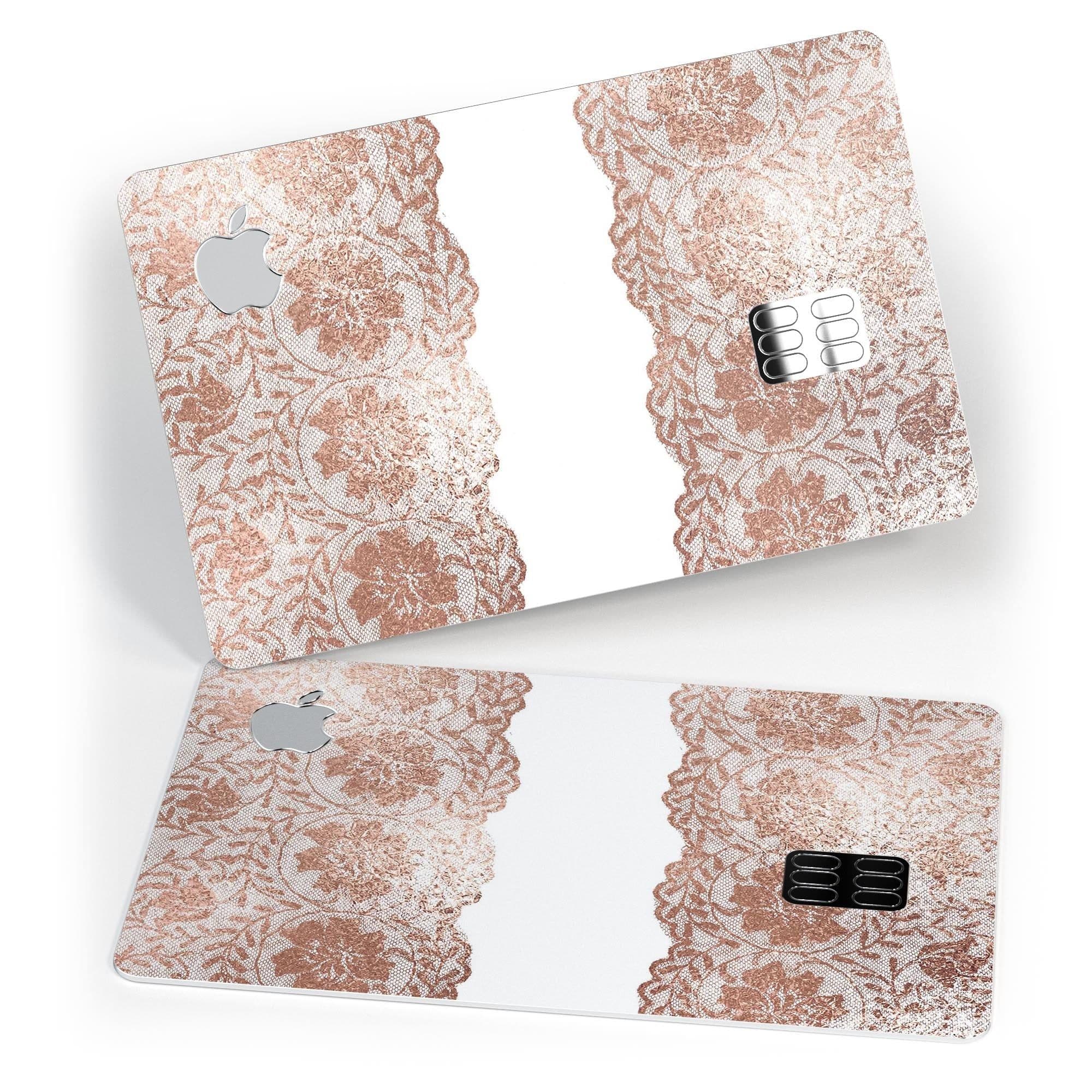 image-Rose Gold Lace Pattern 11 - Premium Protective Decal Skin-Kit for the