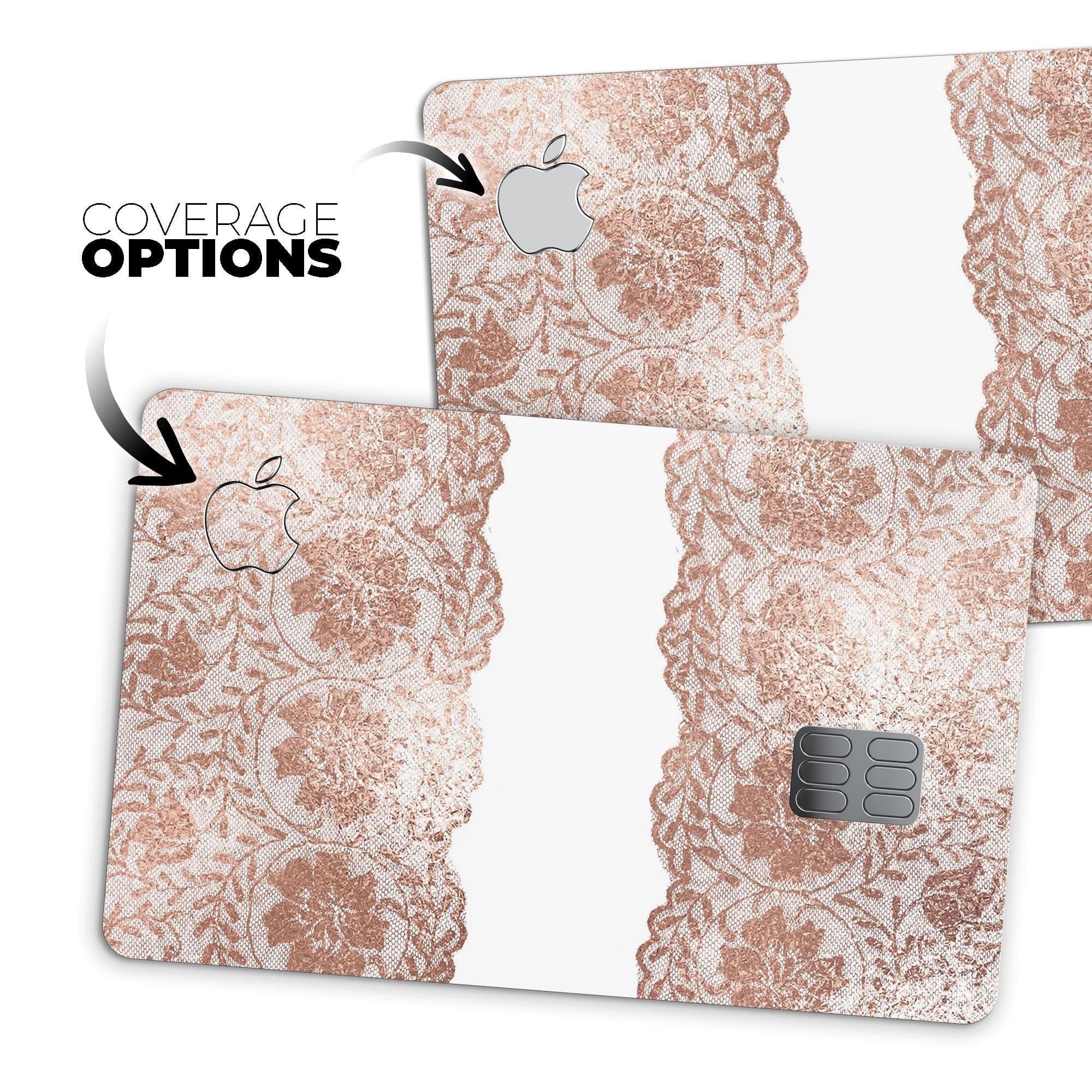 image-Rose Gold Lace Pattern 11 - Premium Protective Decal Skin-Kit for the