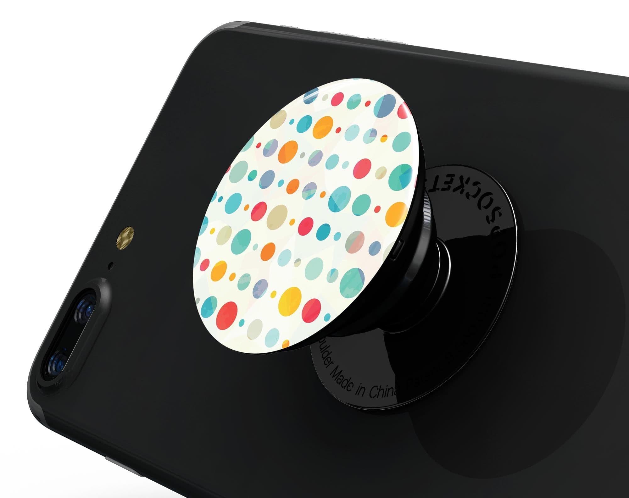 image-Fun Polka Pattern - Skin Kit for PopSockets and other Smartphone