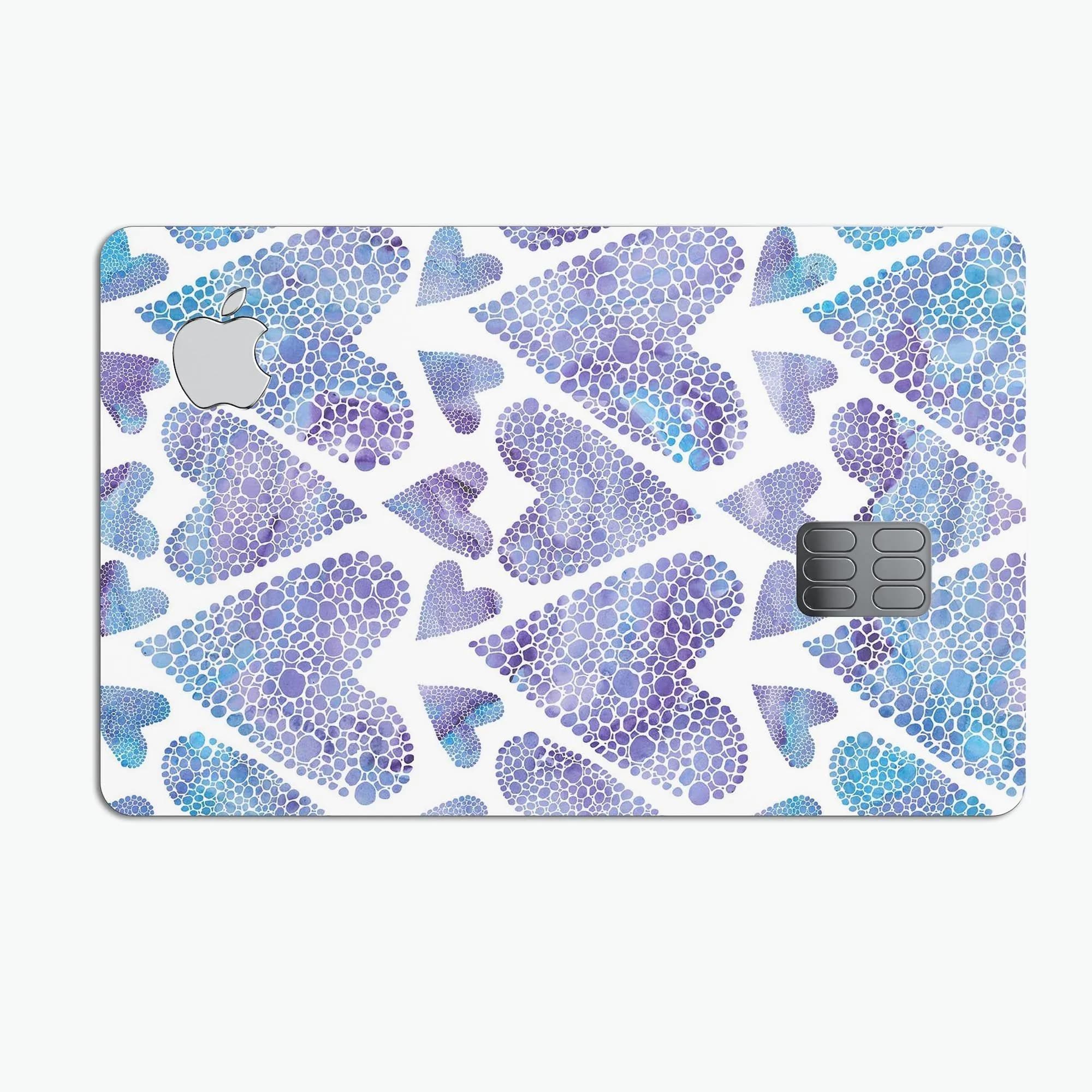 image-Blue Abstract Inverted Hearts - Premium Protective Decal Skin-Kit for