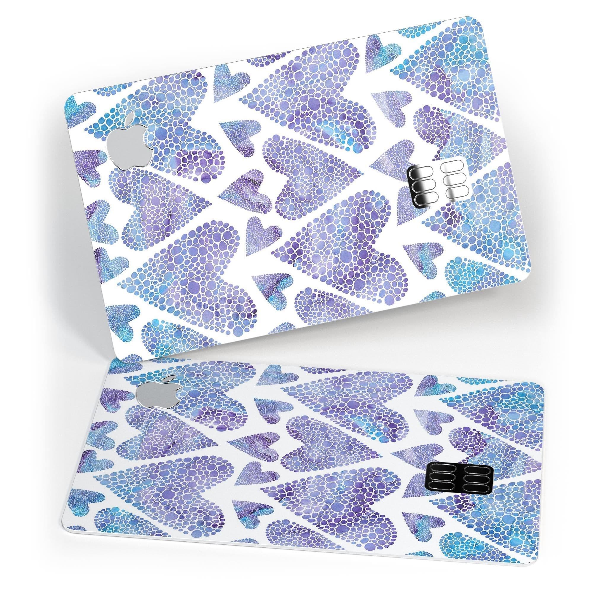 image-Blue Abstract Inverted Hearts - Premium Protective Decal Skin-Kit for