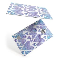 image-Blue Abstract Inverted Hearts - Premium Protective Decal Skin-Kit for