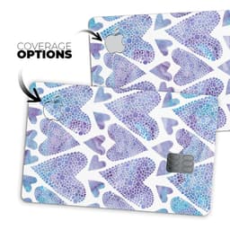 image-Blue Abstract Inverted Hearts - Premium Protective Decal Skin-Kit for