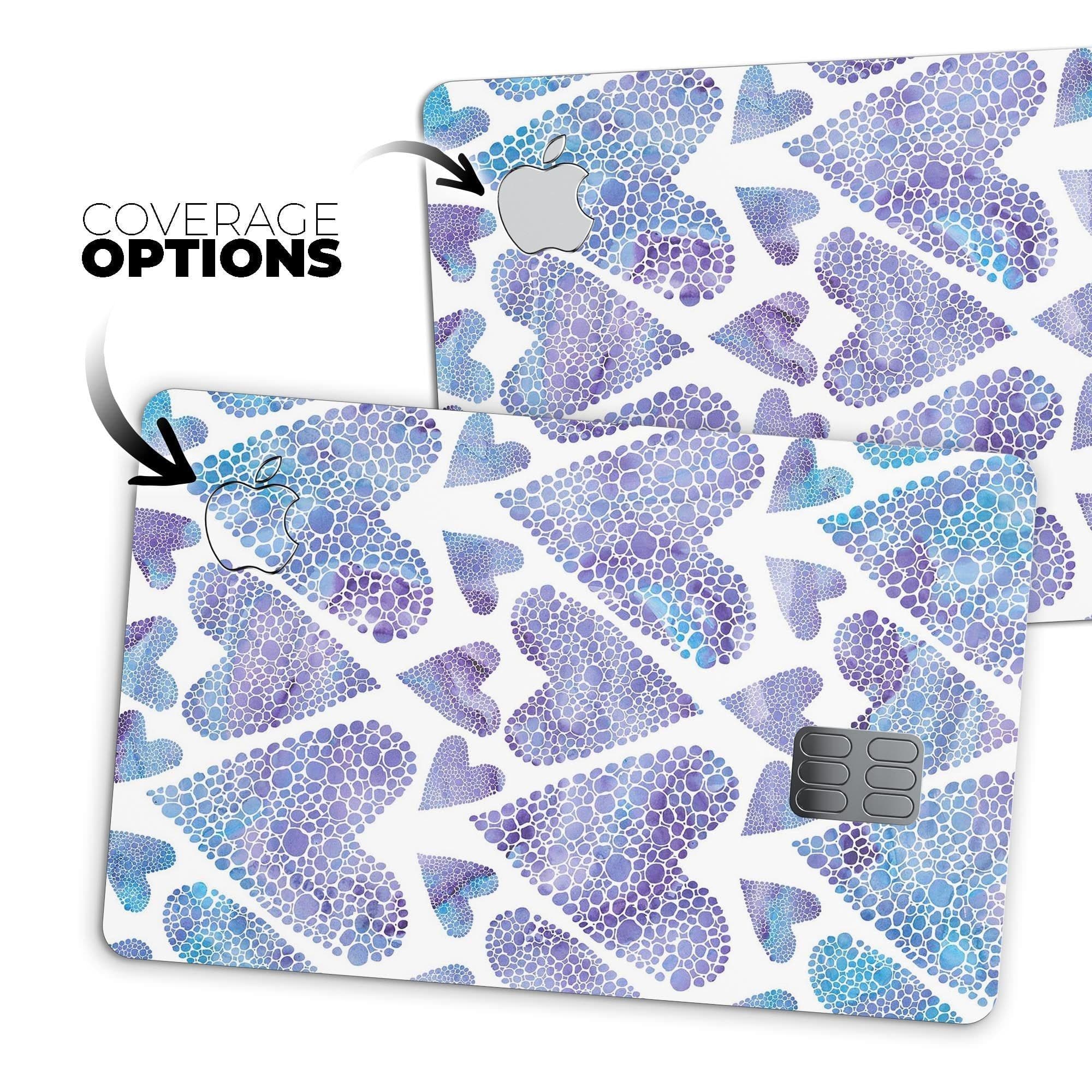 image-Blue Abstract Inverted Hearts - Premium Protective Decal Skin-Kit for