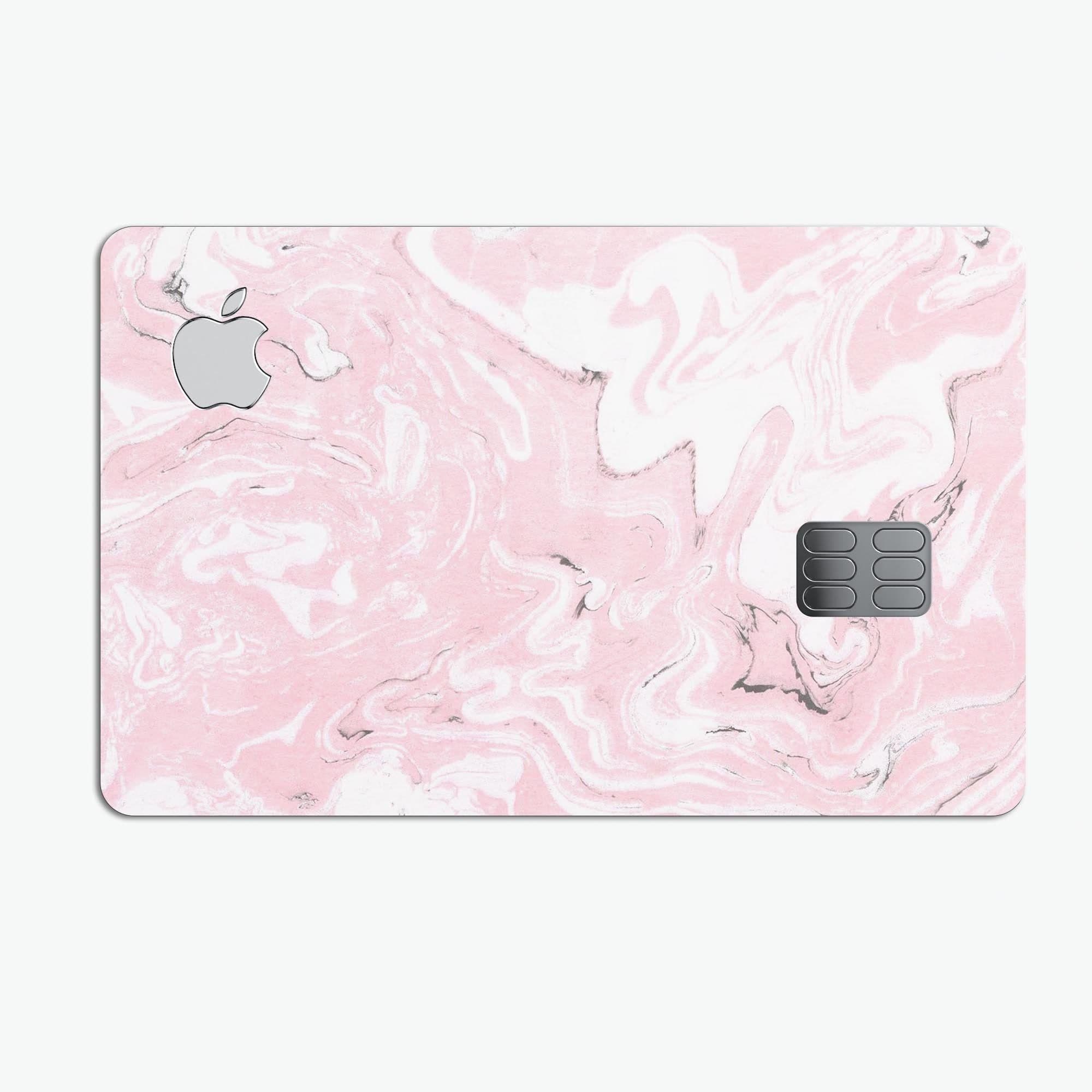 image-Mixtured Gray and Pink v9 Textured Marble - Premium Protective Decal