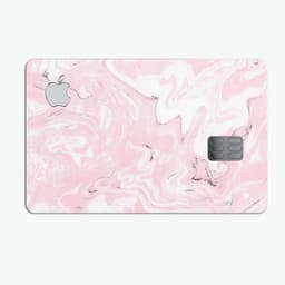 image-Mixtured Gray and Pink v9 Textured Marble - Premium Protective Decal